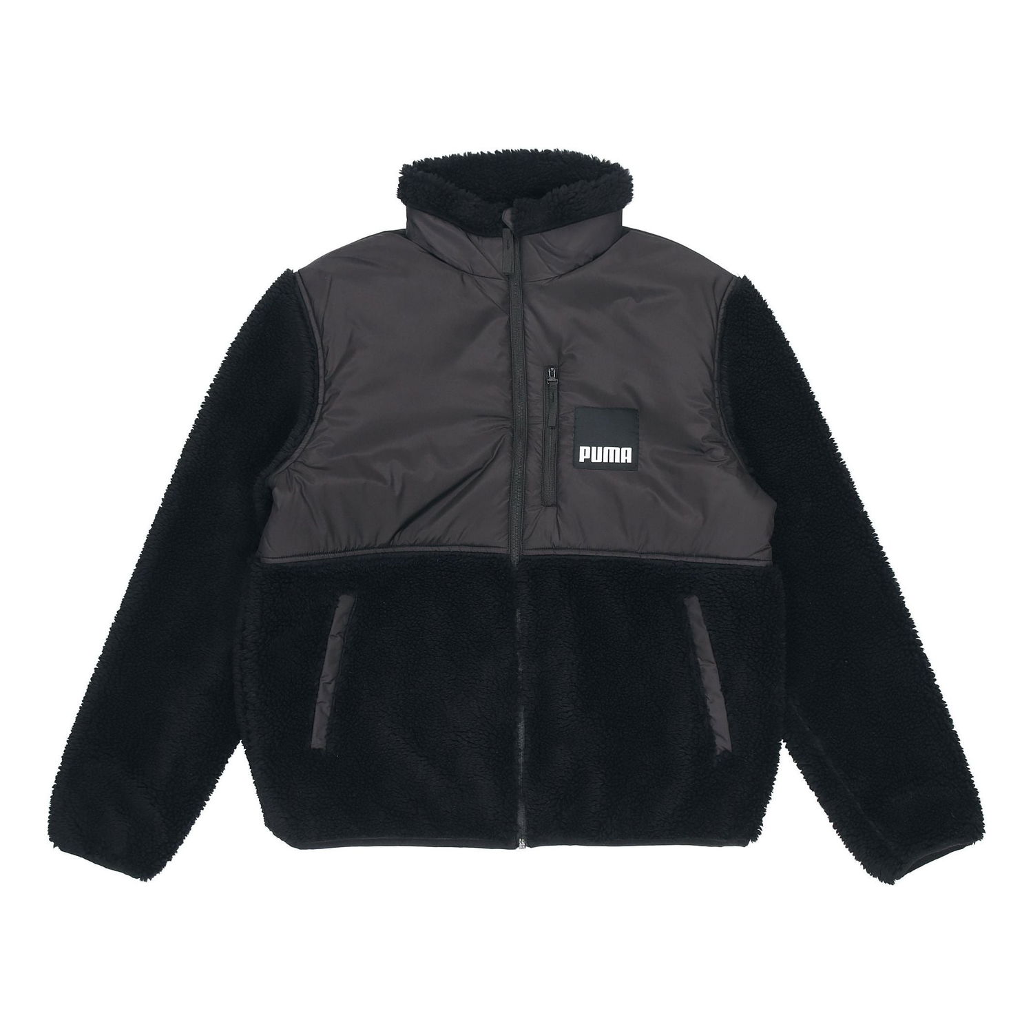 Bunda Puma Sherpa Stand Collar Logo Jacket Čierna | 846325-01, 0