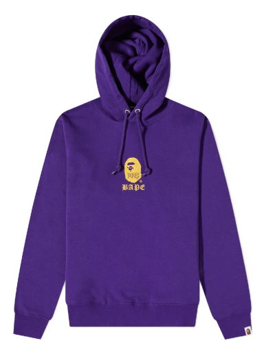 Mikina BAPE Pullover Hoodie Purple Fialová | 001PPJ301011M-PPL