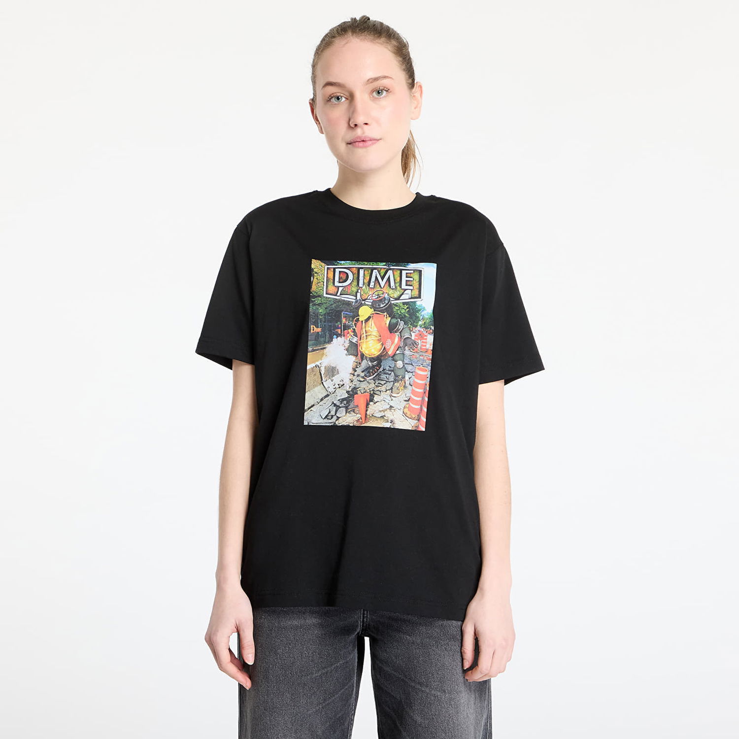 Tričko Dime DIME Pothole T-Shirt Čierna | DIMEHO2461BLK, 1