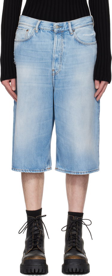 Šortky Acne Studios Acne Studios Loose Fit Denim Shorts Modrá | BE0162-, 0