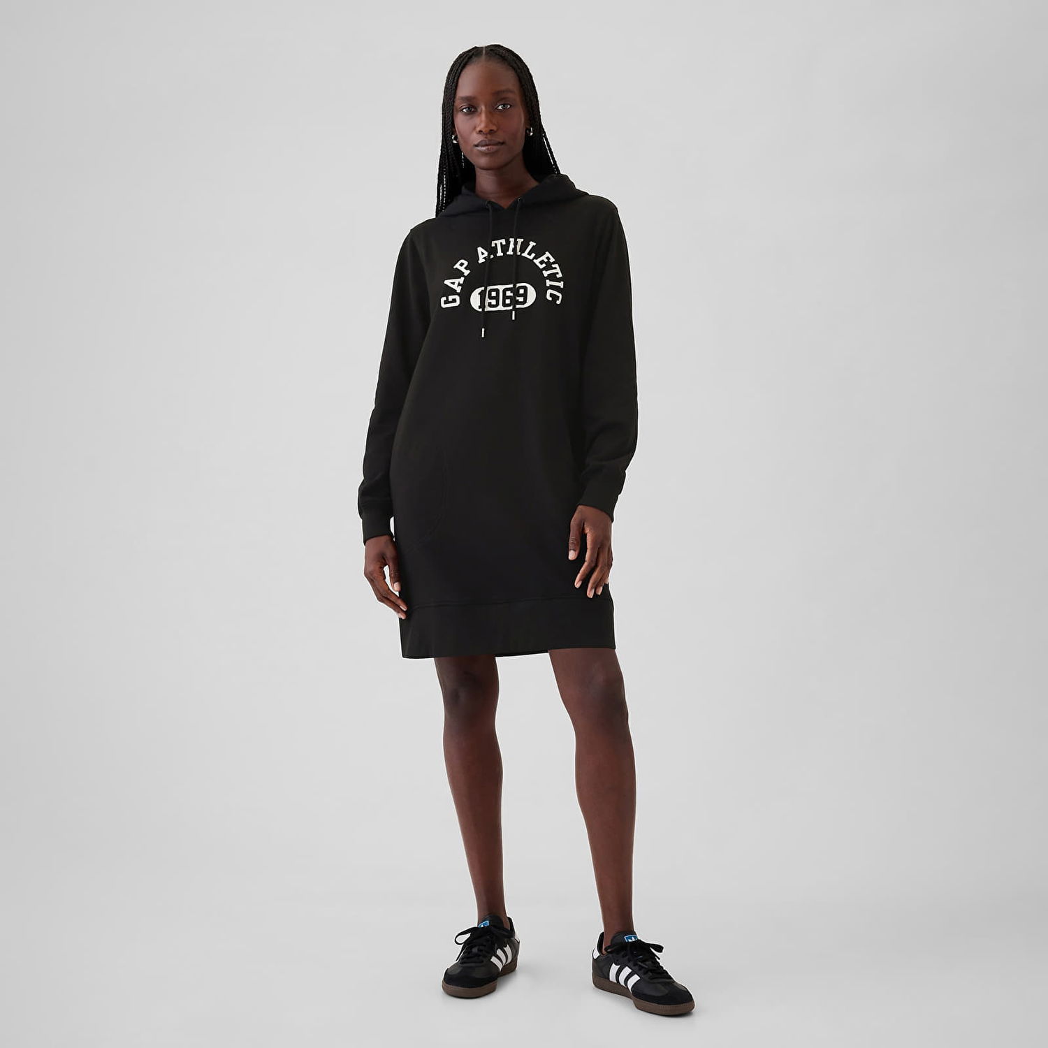 Mikina GAP Dress Logo Hoodie True Black Čierna | 498949-03, 0