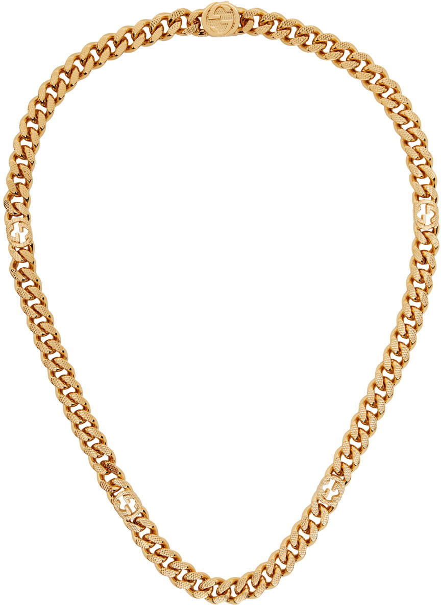 Náhrdelník Gucci Interlocking G Necklace Béžová | 675766 I4600, 0