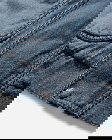 Bunda Neighborhood NEIGHBORHOOD Denim Dad Jacket with Utility Pockets Modrá | 252SPNH-JKM01 INDIGO, 4