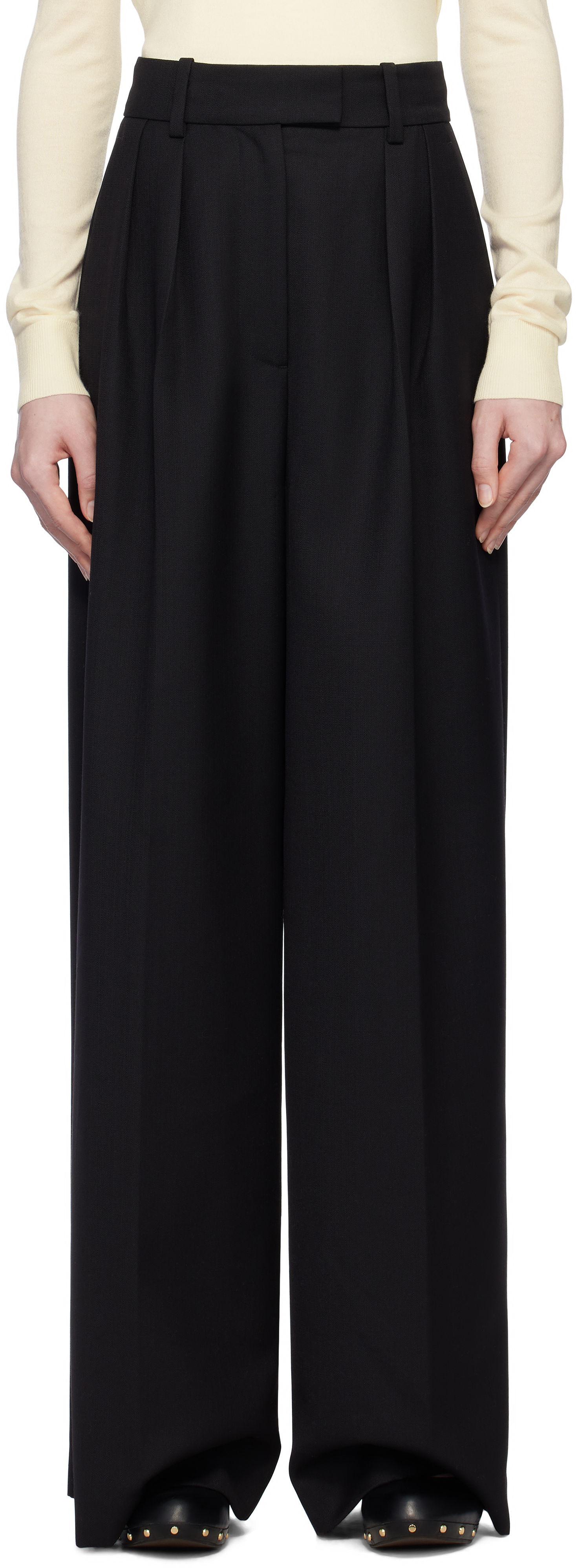 Anine Bing Lou Wide Leg Trousers