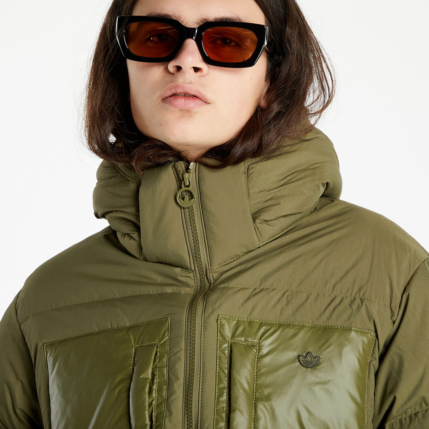 Prešívaná bunda adidas Originals Down Regen Puff Zelené | H13563, 1