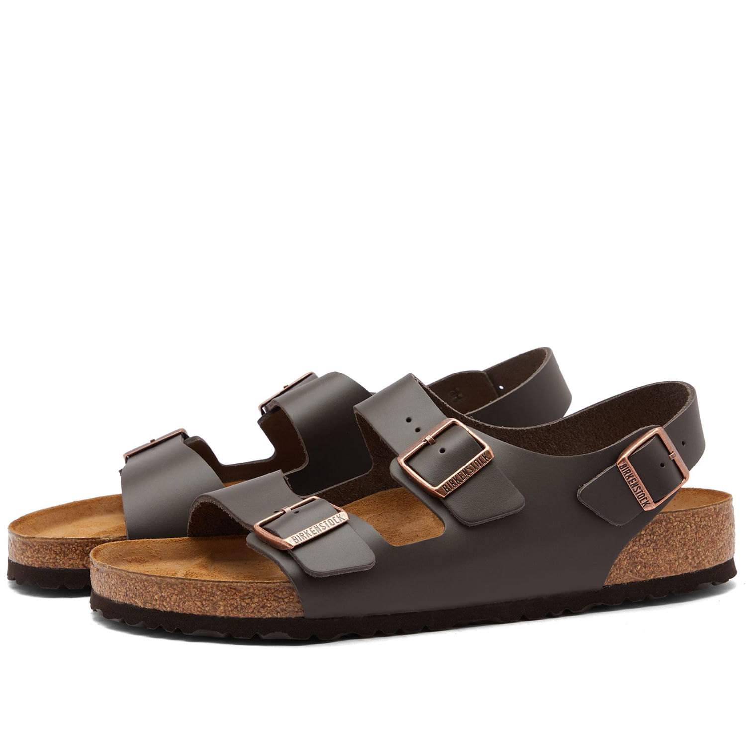 Tenisky a topánky Birkenstock Milano Dark Brown Smooth Leather Hnedá | 34101, 0