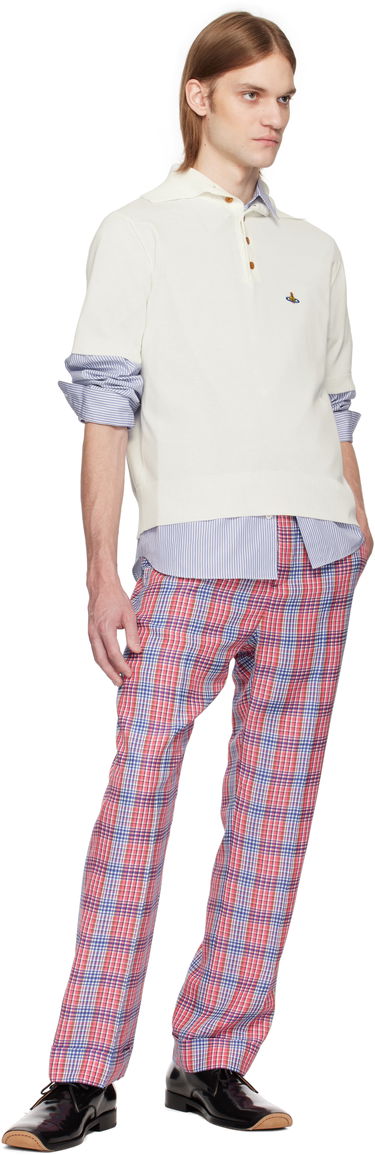 Polo tričko Vivienne Westwood Vivienne Westwood Alex Knit Polo Biela | 2701001P-Y003F-, 4