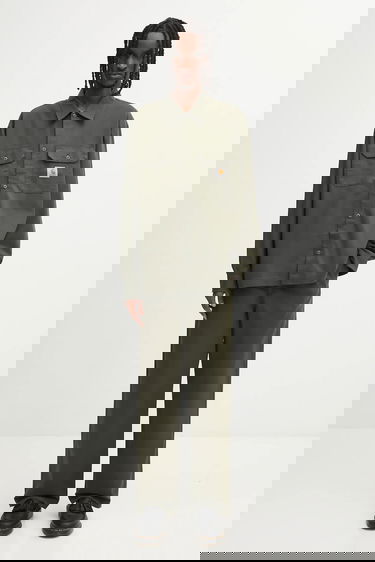 Nohavice Carhartt WIP Wide-Leg Craft Pants Zelené | I035652.6302, 4