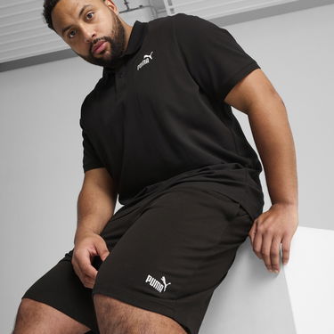 Polo tričko Puma Essentials Logo 10" Knit Shorts Čierna | 682600_01, 4