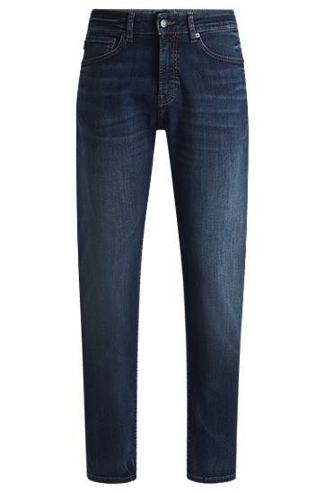 Džínsy BOSS Maine Regular-Fit Stretch Denim Jeans Modrá | 50532533, 0