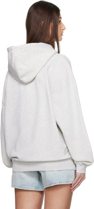 Mikina Anine Bing Anine Bing Harvey Signature Hoodie Šedá | A-08-10525-GRY1, 2