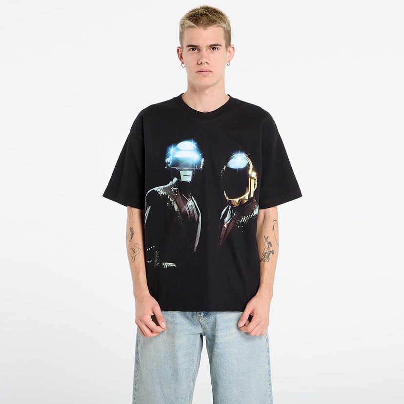 Tričko Pleasures PLEASURES Duo Graphic T-Shirt Čierna | P25DP016-BLACK