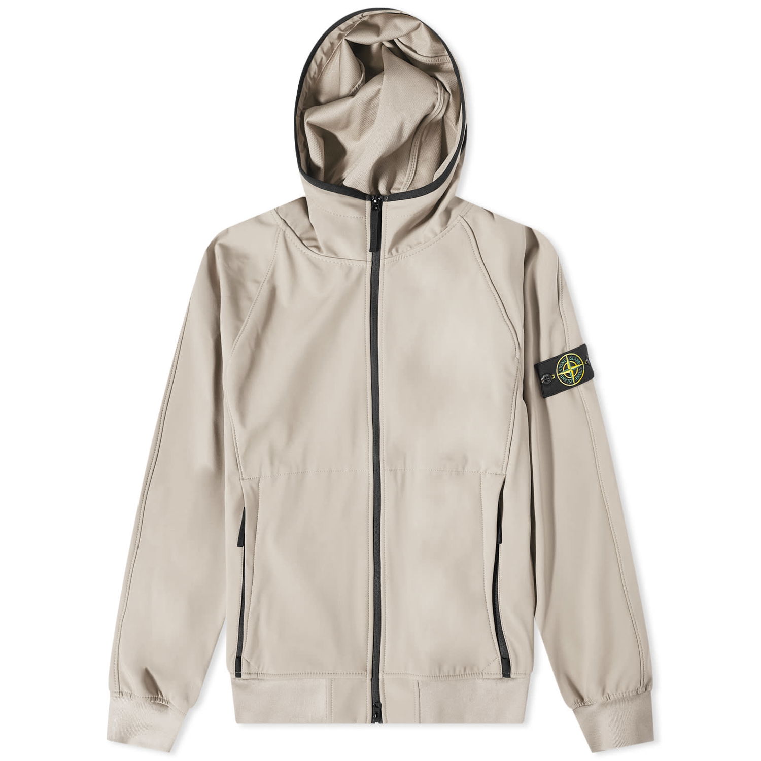 Vetrovka Stone Island Light Soft Shell-R Hooded Jacket Béžová | 781540927-V0092, 0