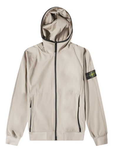 Vetrovka Stone Island Light Soft Shell-R Hooded Jacket Béžová | 781540927-V0092