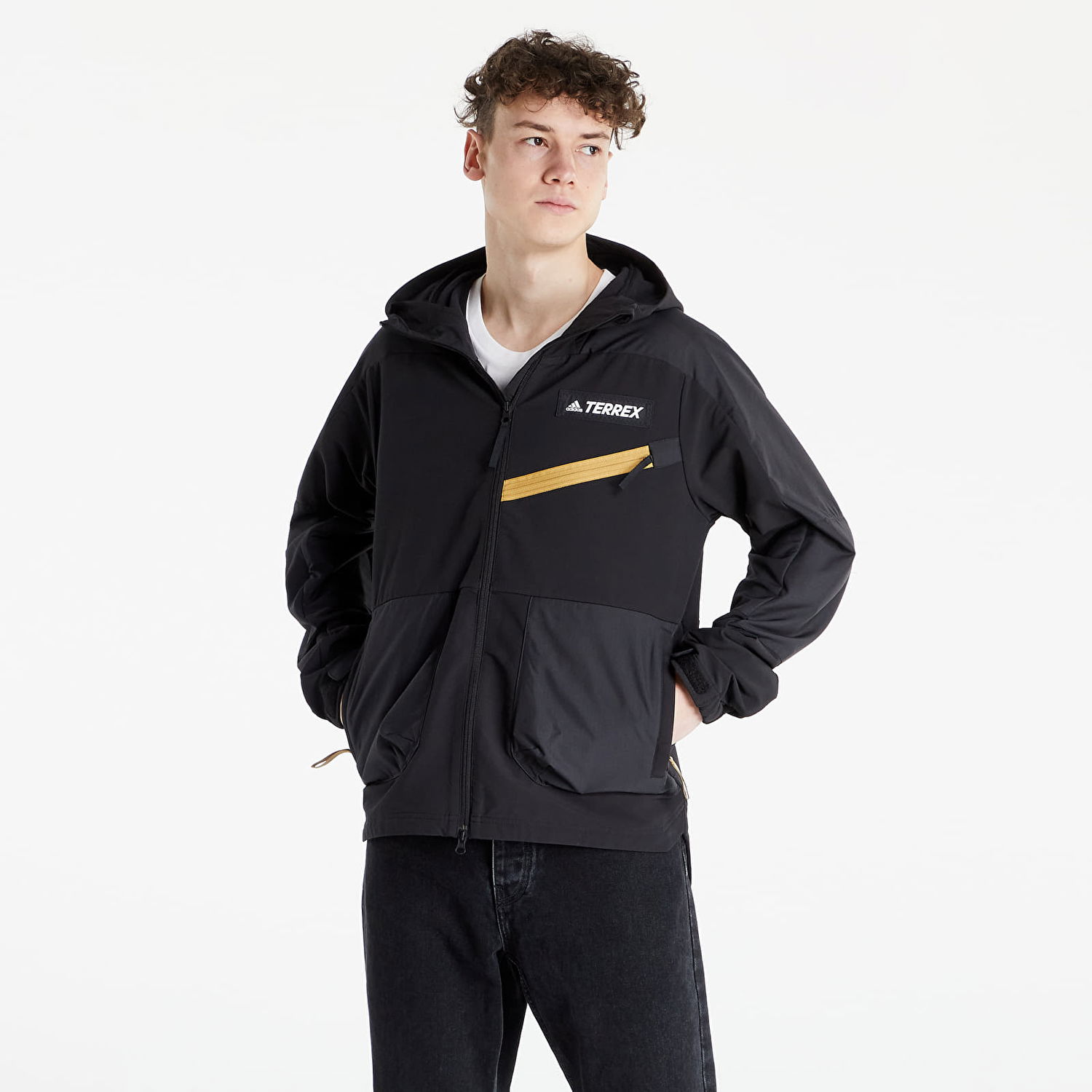 Bunda adidas Performance Terrex Utilitas Soft Shell Jacket Čierna | HE5202, 0