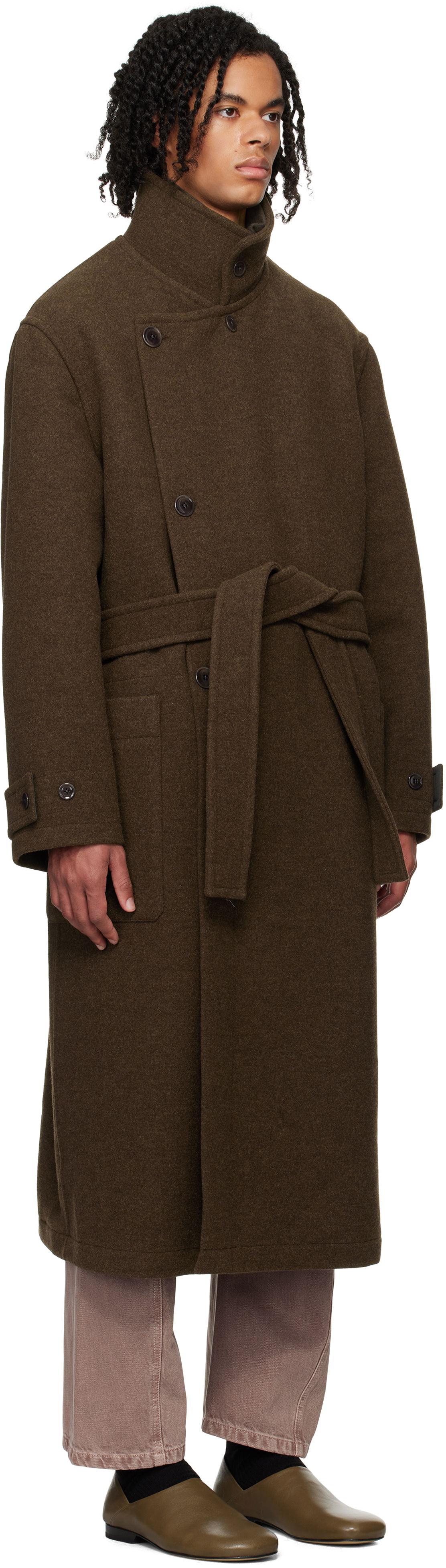 LEMAIRE Men's Wrap Coat