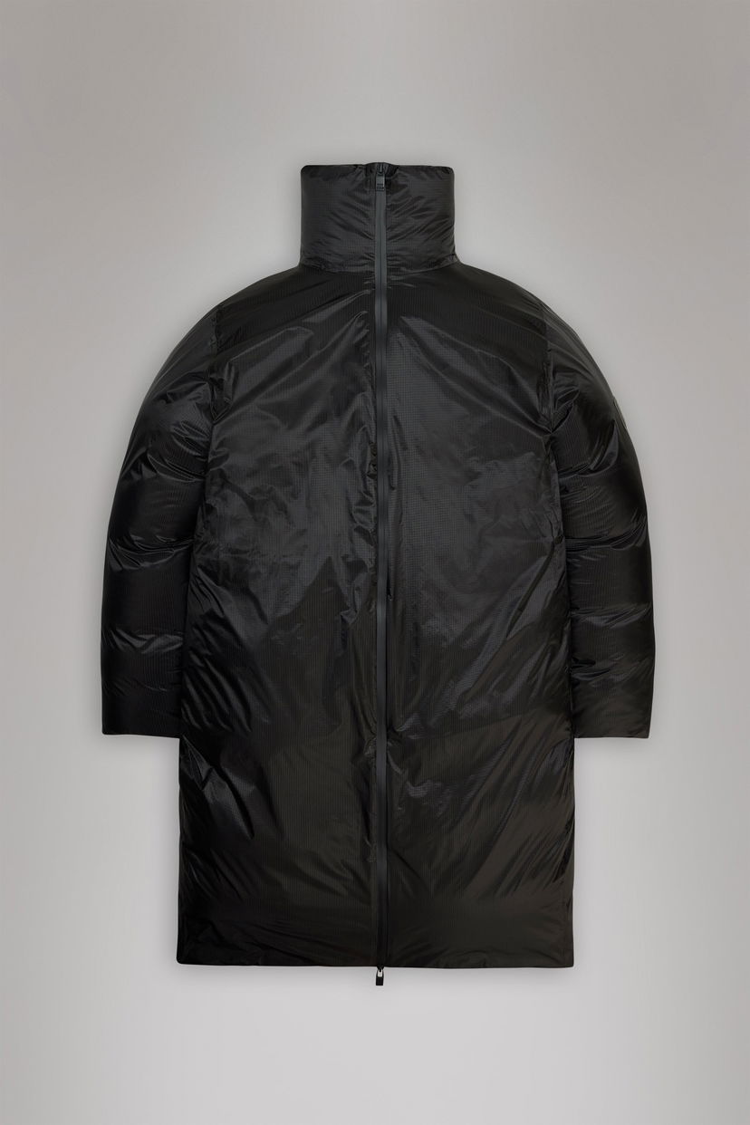 Prešívaná bunda Rains Longer Puffer Jacket Čierna | 17020\01