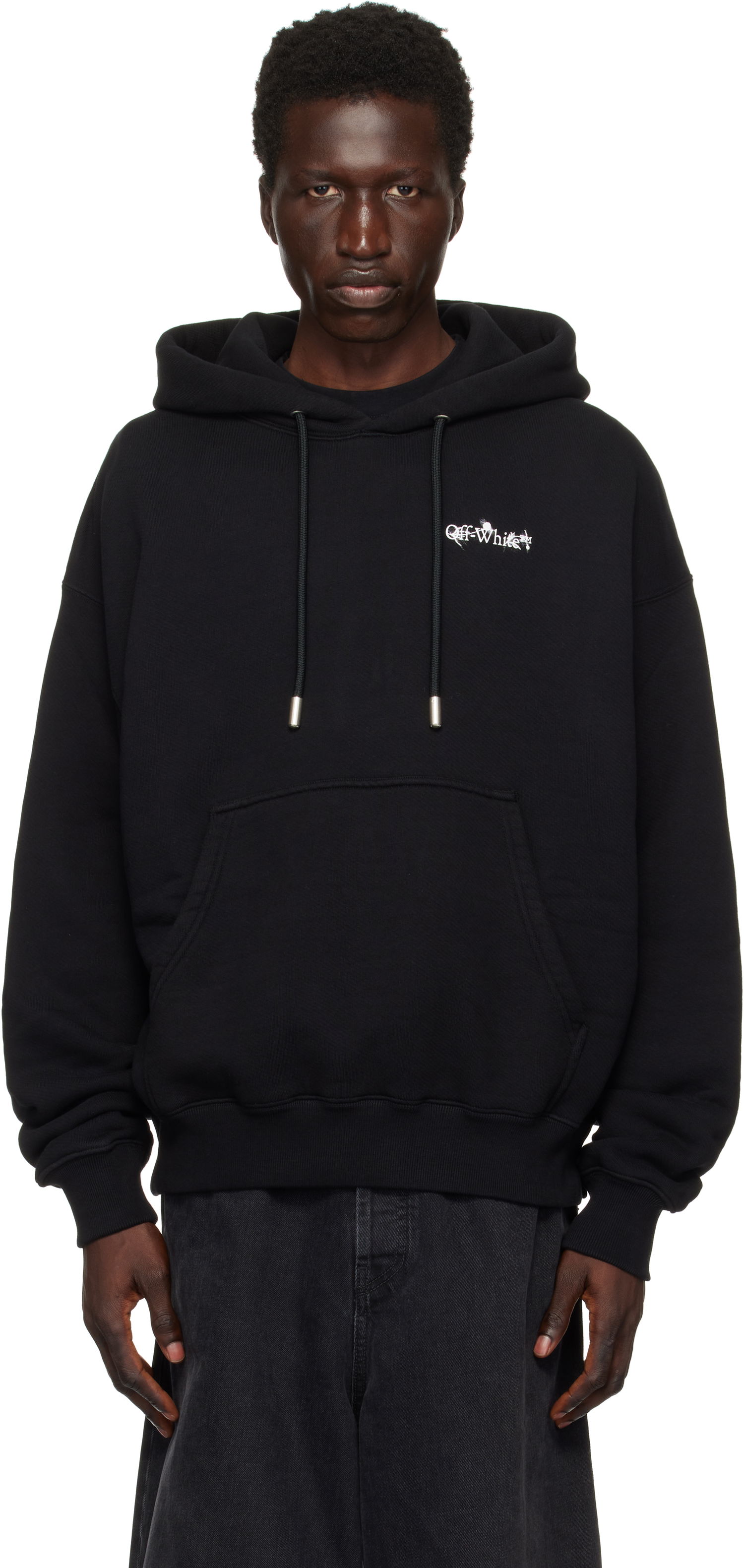 Mikina Off-White Black Arrow Skate Hoodie Čierna | OMBB085F24FLE0081001, 0