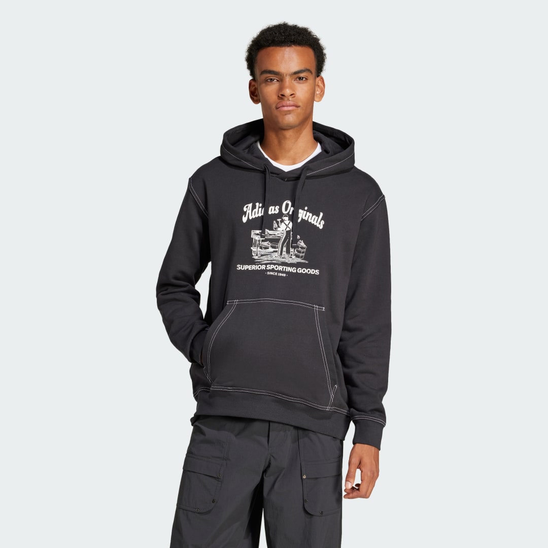 Mikina adidas Performance Wabash Hoodie Čierna | JP4483, 0