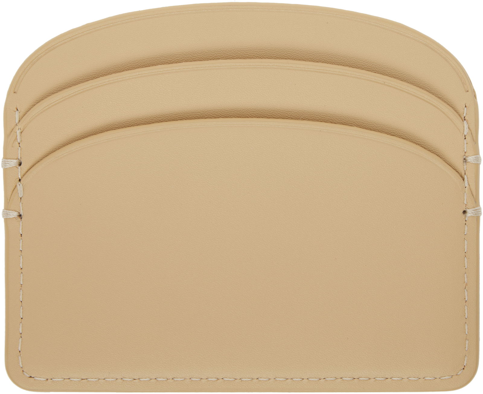 Navy Demi-Lune Card Holder