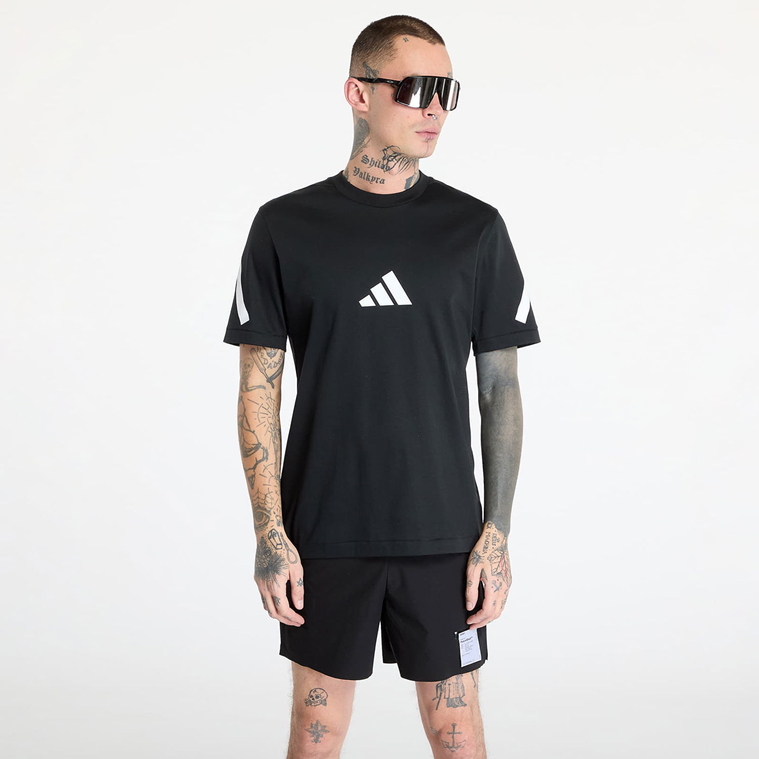 Tričko adidas Originals Z.N.E. Black/White T-Shirt Čierna | JC7920, 0