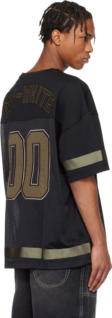 Dres Off-White Off-White Mesh Football Jersey Čierna | OMAD003S25JER0011056, 2