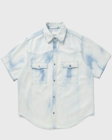 Košeľa CLOSED SHORT SLEEVE WESTERN SHIRT Modrá | C84006-18S-1U-LBL, 0