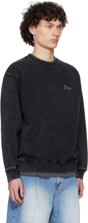 Sveter Dime Dime Classic French Crewneck Čierna | DIME2SP2534BLK, 3