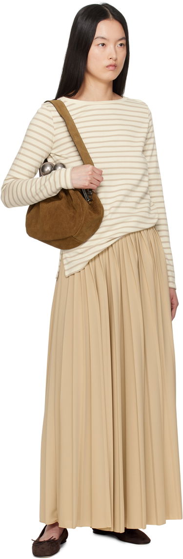 Sukňa Max Mara Weekend Max Mara Bleu Pleated Maxi Skirt Béžová | 2515771031600, 3