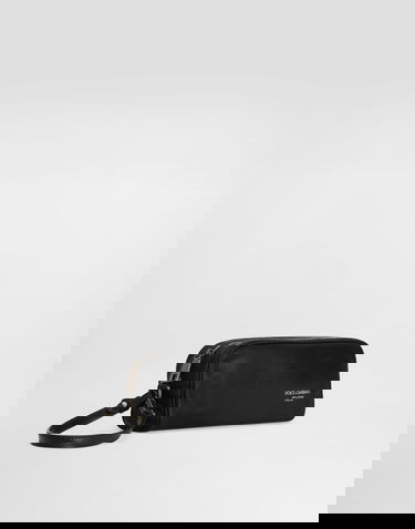 Cestovná taška Dolce & Gabbana Tempesta Calfskin Toiletry Bag Čierna | BP3456AU99480999, 1
