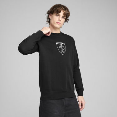 Mikina Puma Scuderia Ferrari HP Race Big Shield Sweatshirt Čierna | 630193_01, 0