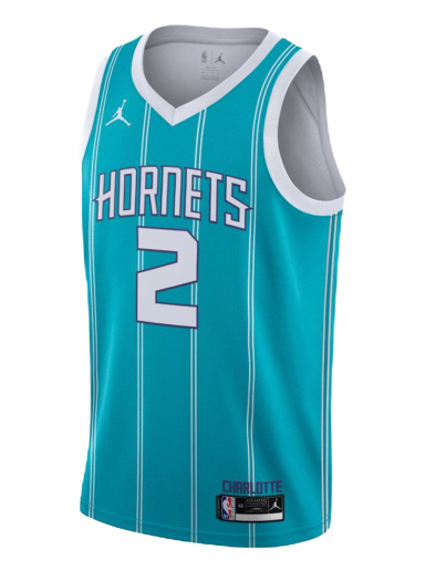 Dres Jordan Air Jordan Lamelo Ball Hornets Icon Edition 2022 Swingman NBA Jersey Tyrkysová | CN8016-453