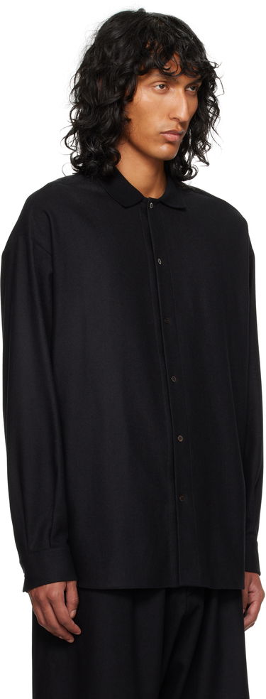 Košeľa The Row Oversized Wool Shirt Čierna | 827-W3301, 1