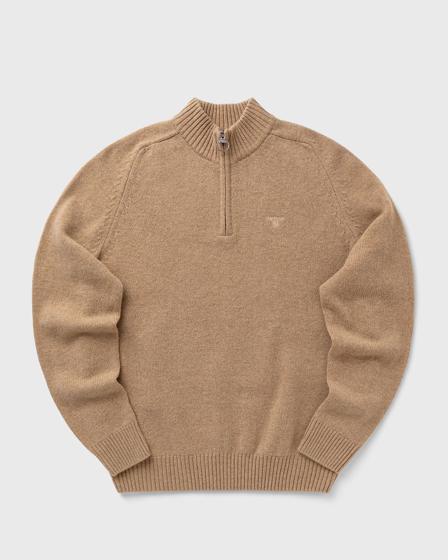 Sveter Barbour Grangetown Half-Zip Knit Sweater Béžová | MKN1653ST17, 0