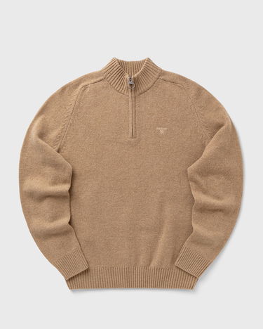 Sveter Barbour Grangetown Half-Zip Knit Sweater Béžová | MKN1653ST17, 0