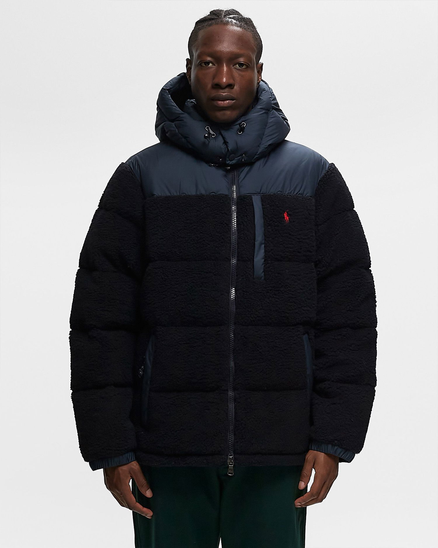 Prešívaná bunda Polo by Ralph Lauren HIPILE ELCAP-INSULATED-COAT Navy | 710907559001, 1