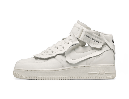 Tenisky a topánky Nike Comme des Garçons x Air Force 1 Mid "White" Biela | DC3601-100