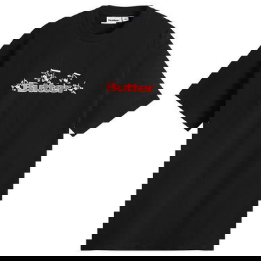 Tričko Butter Goods Tempo Logo T-Shirt, Size Large Čierna | BG252100-BLK, 0