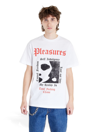 Tričko Pleasures Reality T-Shirt Biela | P22W062 WHITE