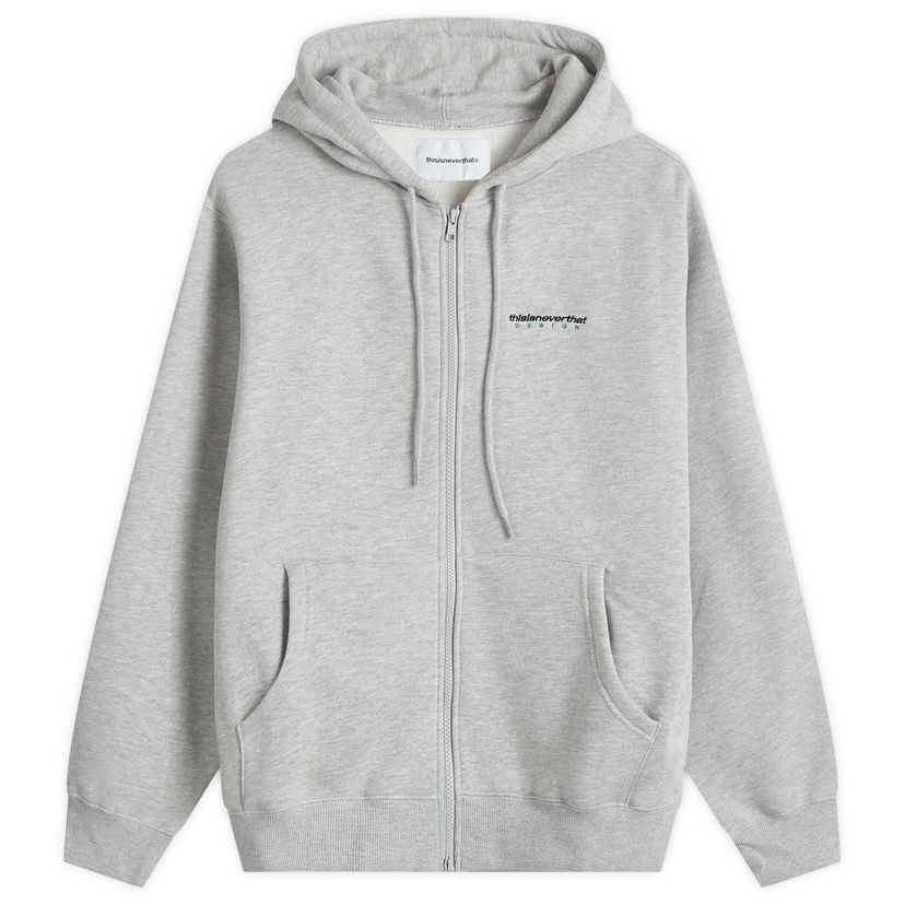 Mikina thisisneverthat DSN Zip Up Hoody Grey Šedá | TN243TSWHZ01-GHE