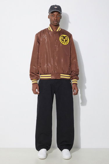 Bomber bunda BBC IceCream ICECREAM Satin Bomber Jacket Hnedá | IC24107, 1
