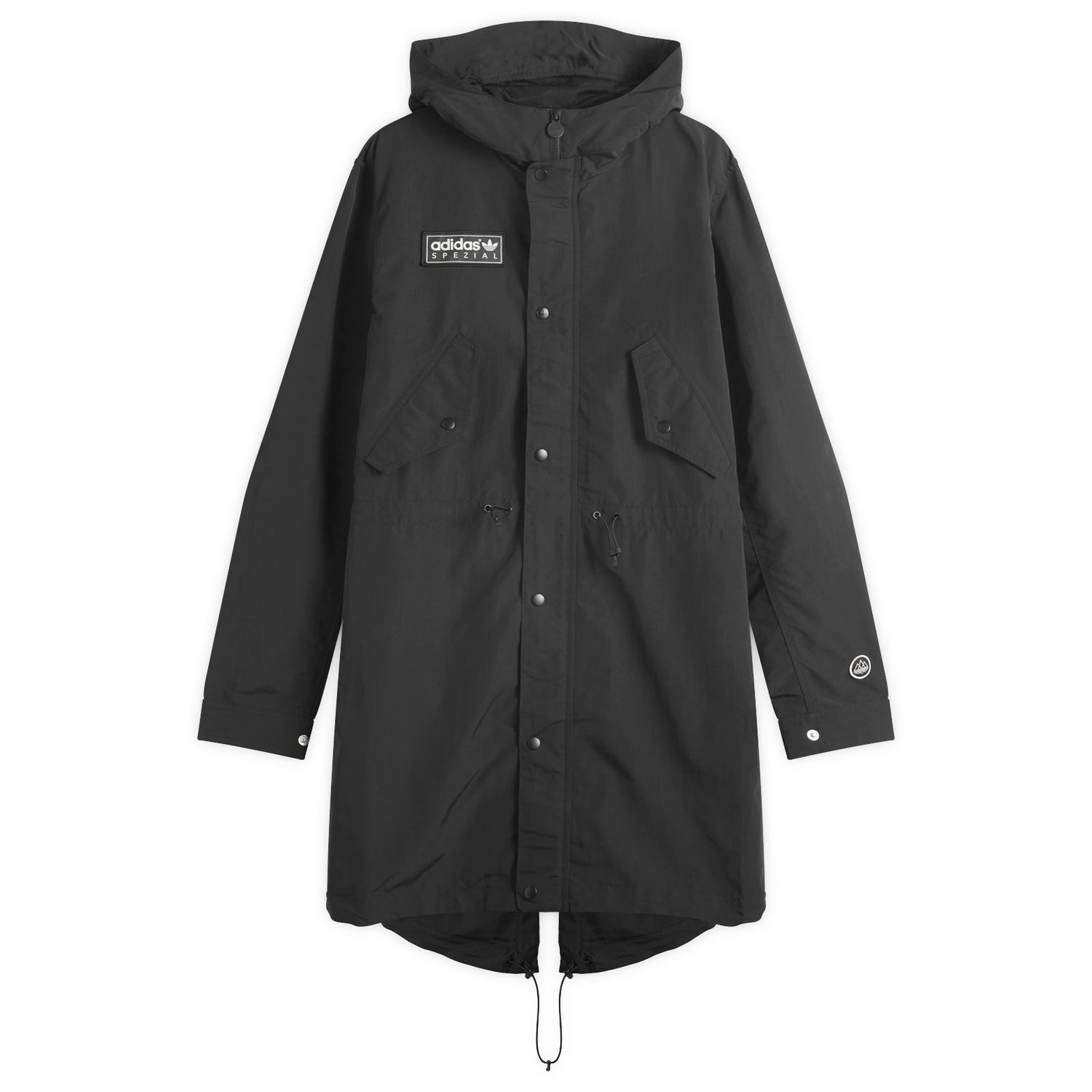 Pláštenka adidas Originals Halewood SPZL Parka Jacket Čierna | JY0564, 1