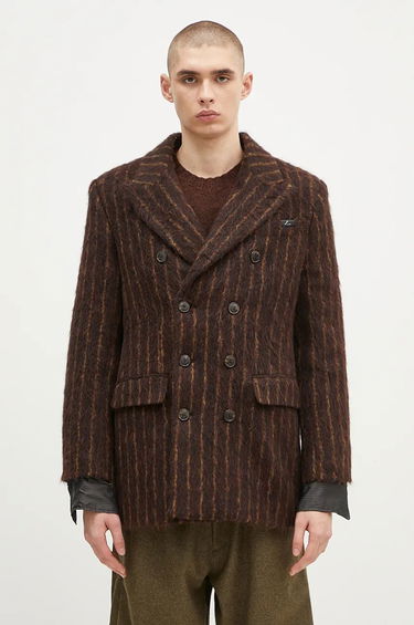 Kabáty Martine Rose Double Breasted Short Coat Hnedá | 328WT02702, 0
