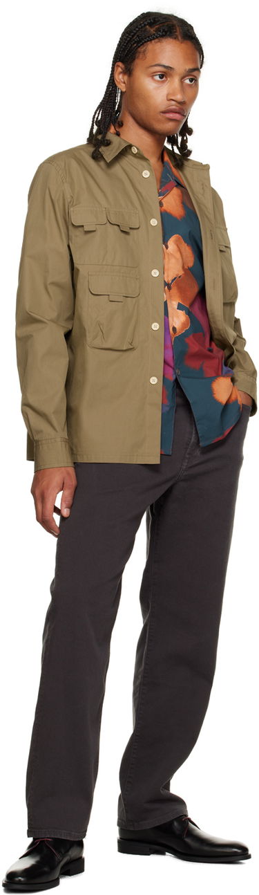 Košeľa Paul Smith PS Paul Smith Bellows Pocket Shirt Hnedá | M2R-451Y-L21907-65, 3