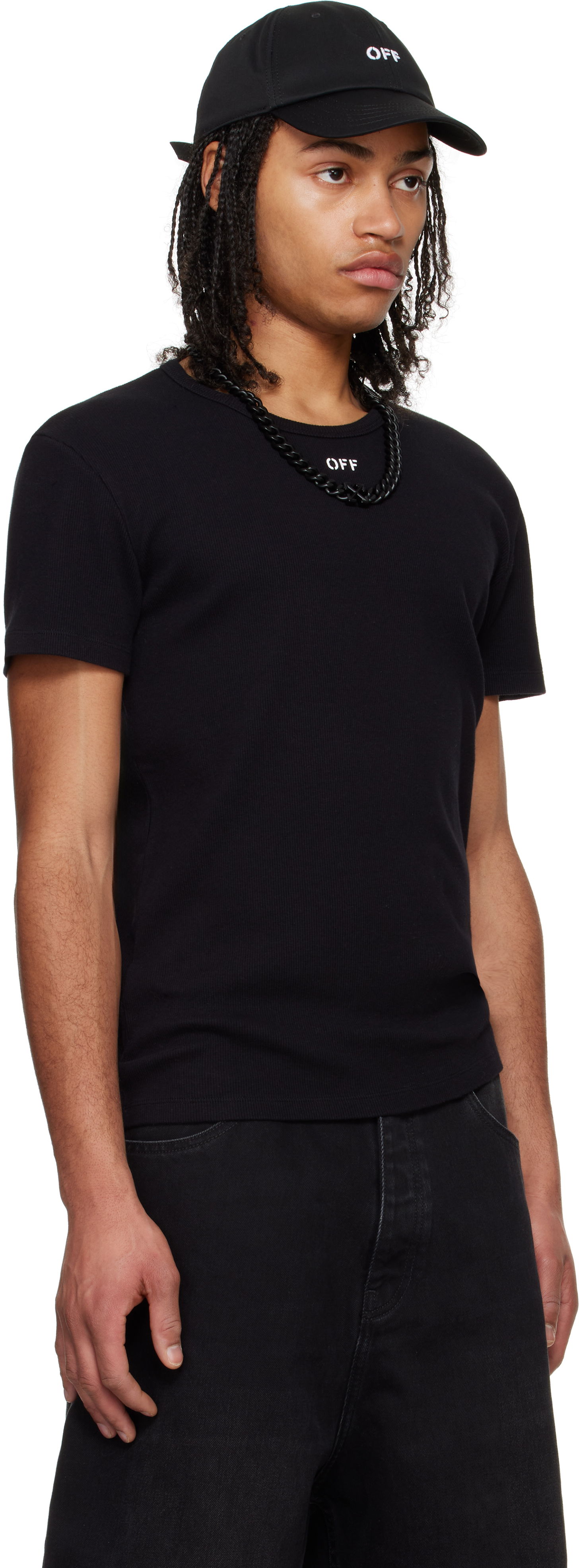 Tričko Off-White Off-White Stamp Rib T-Shirt Čierna | OMUY007C99JER0011001, 1