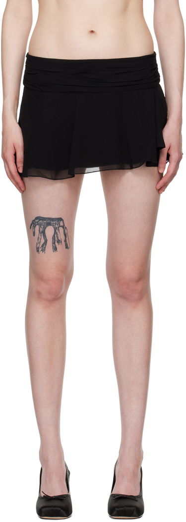 Sukňa GUIZIO Guizio Slit Mini Skirt Čierna | H23313W034, 0