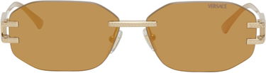 Slnečné okuliare Versace Versace Damier Plaque Sunglasses Hnedá | 0VE2274 10027P58 8056262249901, 0