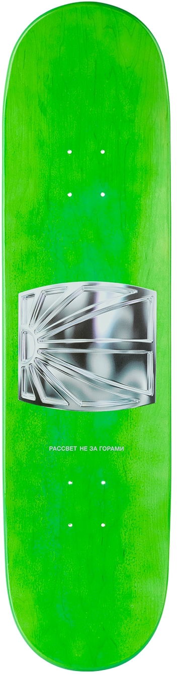 Flexstyle PACCBET Rassvet Green 3D Skateboard Deck, 8.1 in Zelené | PACC10SK14, 1