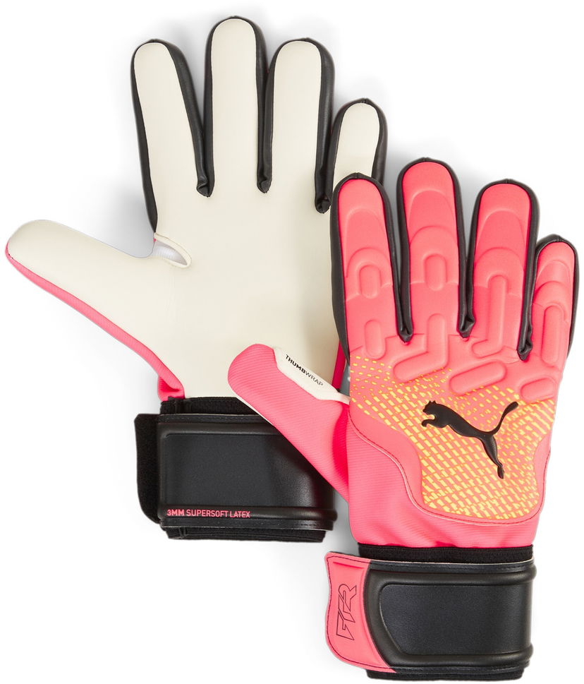 Rukavice Puma Goalkeeper Gloves FUTURE Match NC with 3MM Supersoft Latex and Thumbwrap Biela | 041926-02