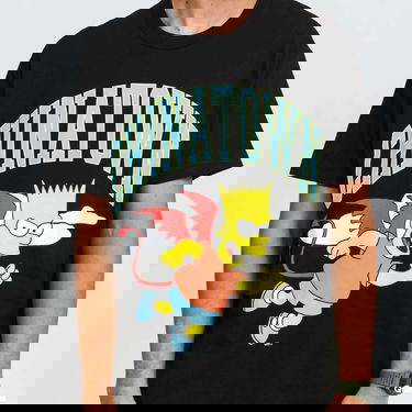 Tričko MARKET The Simpsons Devil Arc Tee Čierna | CTM1990342 / 0001, 4